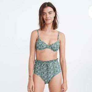 Madewell Jacquard  Bikini Top & bottom -NWT